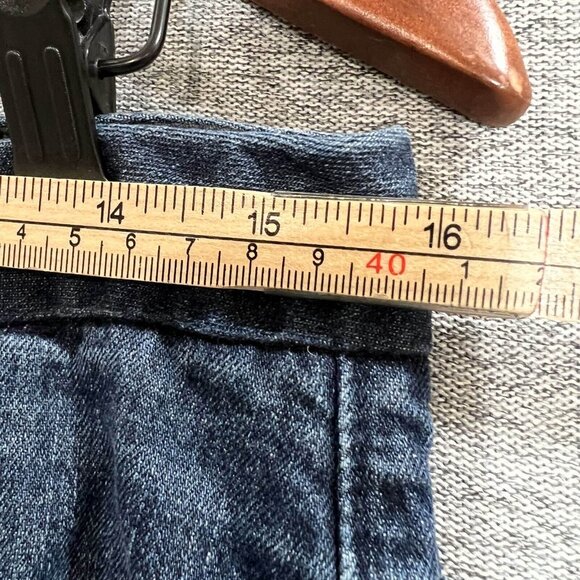 Simply Vera Wash Jeans Women 8 Blue Wide Leg Dark Wash Mid Rise Denim Casual - Picture 5 of 12